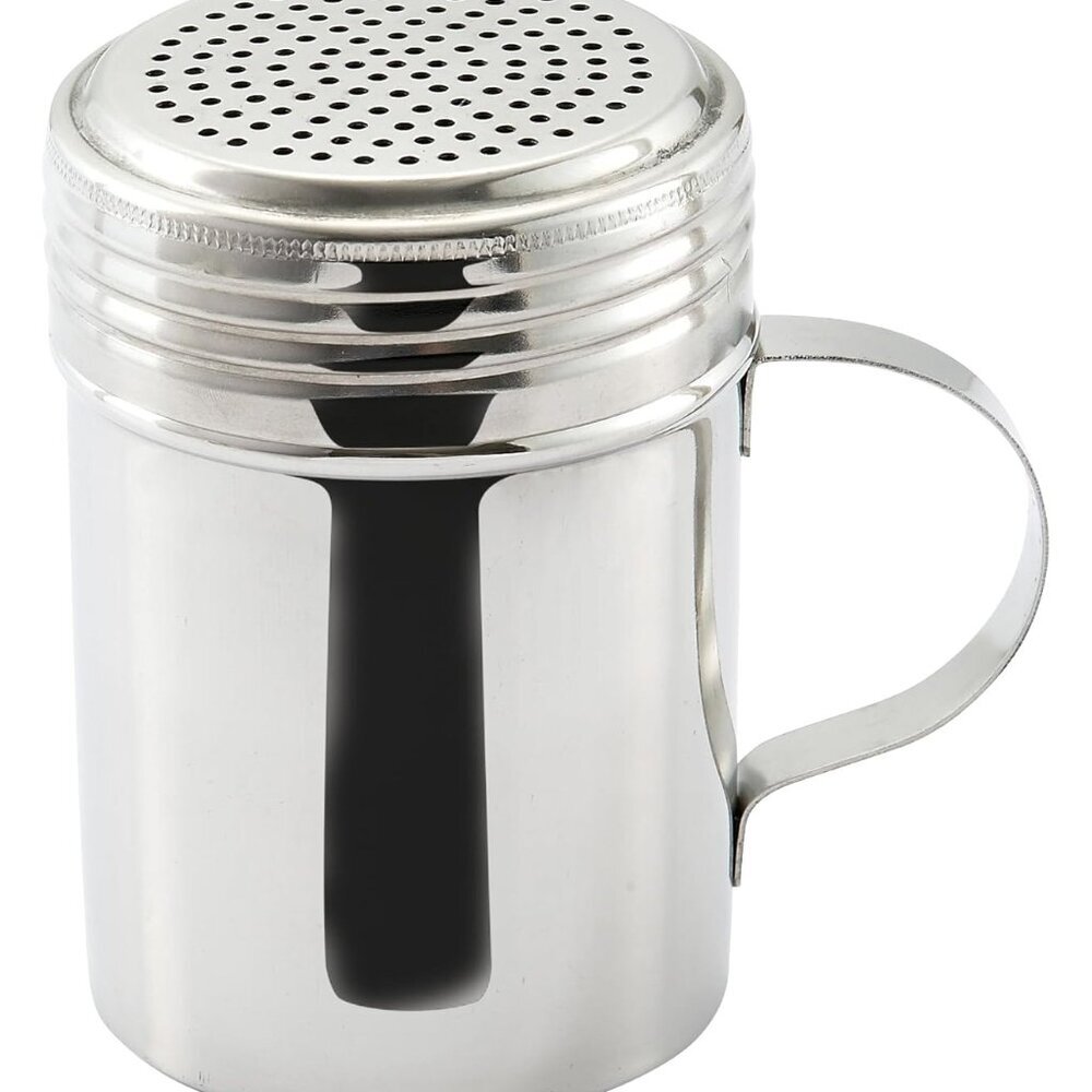 10 Oz. Stainless Steel Dredge , 5 inches X 4.75 inches X 1.5 inches